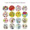 Wrapables 1 Inch Reward, Birthday, Thank You Stickers for Teachers, Students, Classrooms, Party Favors, Gifts, Boxes & Bags (1000pcs)